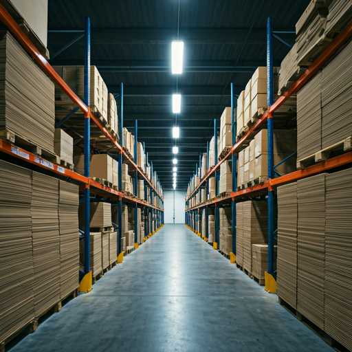 Modern packaging warehouse